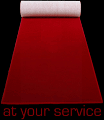 red carpet - at your service